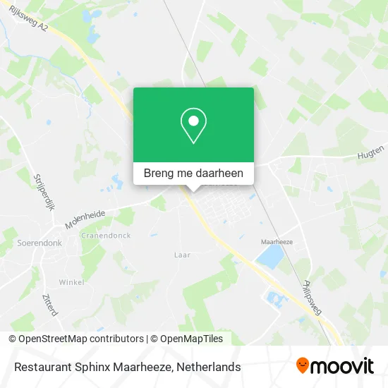 Restaurant Sphinx Maarheeze kaart