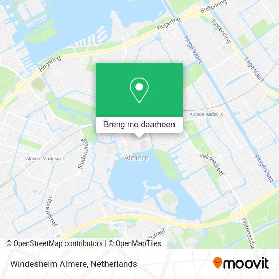 Windesheim Almere kaart