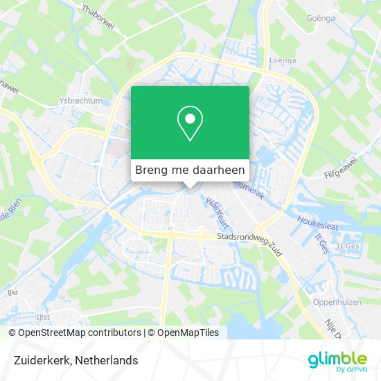 Zuiderkerk kaart