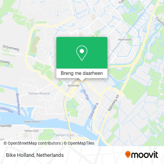 Bike Holland kaart