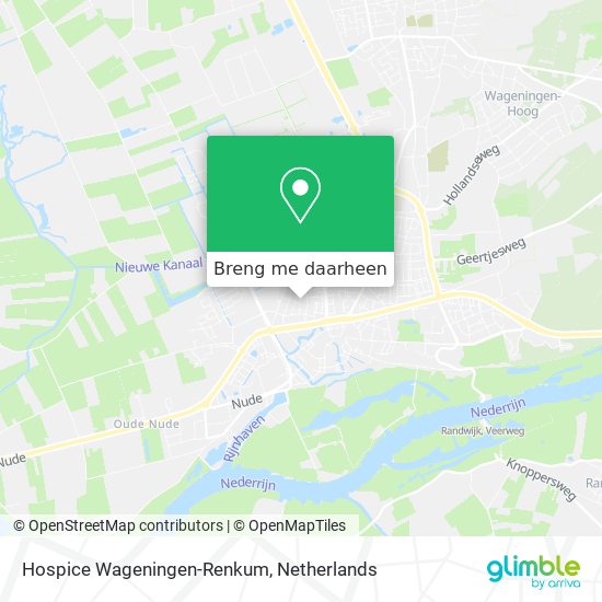 Hospice Wageningen-Renkum kaart