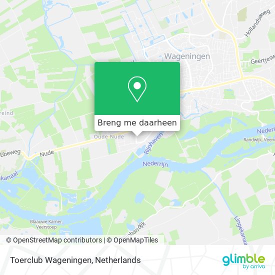 Toerclub Wageningen kaart