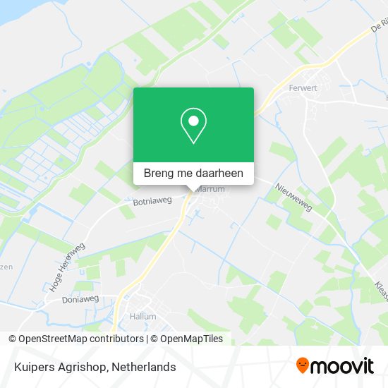 Kuipers Agrishop kaart