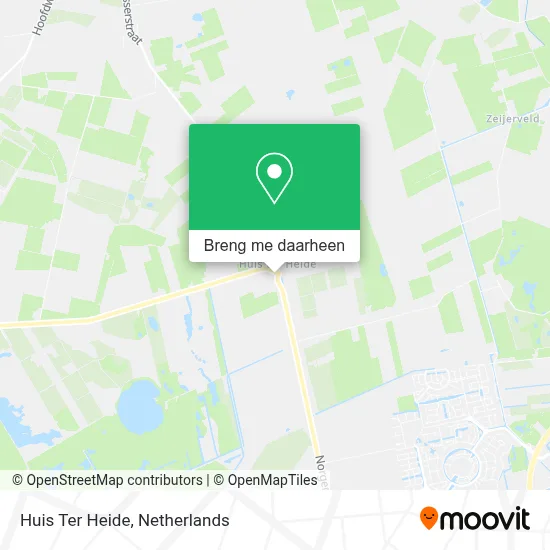 Huis Ter Heide kaart