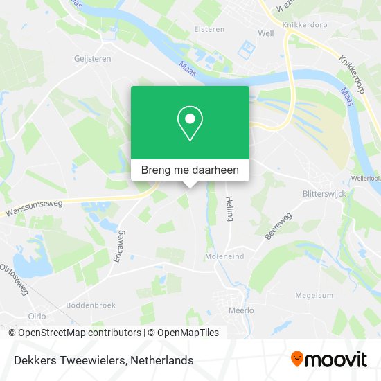 Dekkers Tweewielers kaart