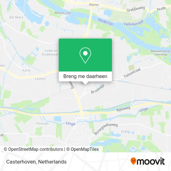 Casterhoven kaart