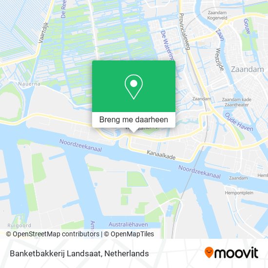 Banketbakkerij Landsaat kaart