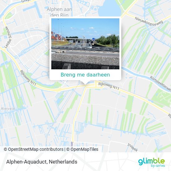 Alphen-Aquaduct kaart