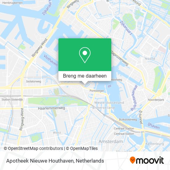 Apotheek Nieuwe Houthaven kaart