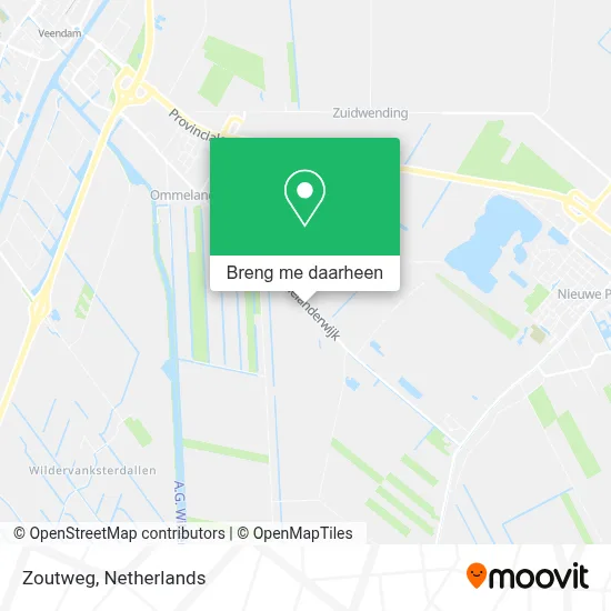 Zoutweg kaart