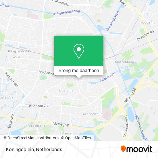 Koningsplein kaart