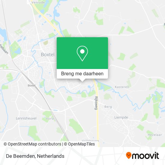 De Beemden kaart