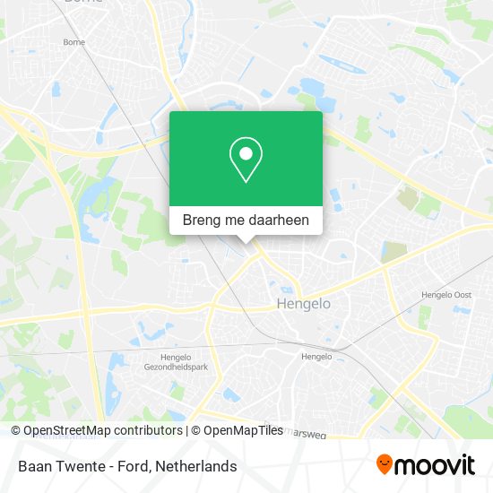 Baan Twente - Ford kaart