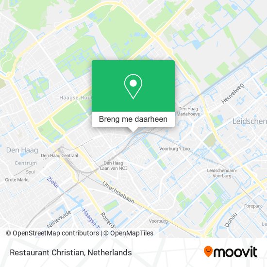 Restaurant Christian kaart