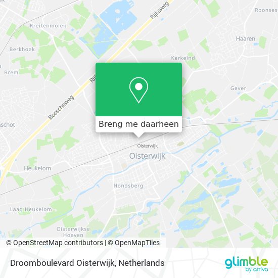 Droomboulevard Oisterwijk kaart