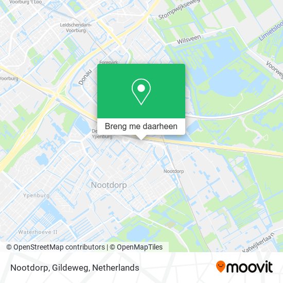 Nootdorp, Gildeweg kaart