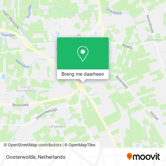 Oosterwolde kaart