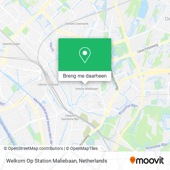 Welkom Op Station Maliebaan kaart