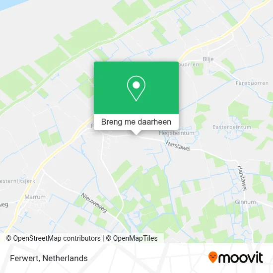 Ferwert kaart