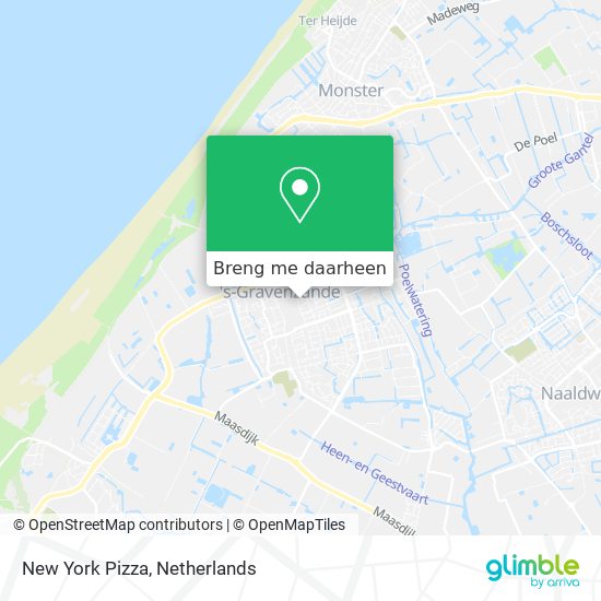 New York Pizza kaart