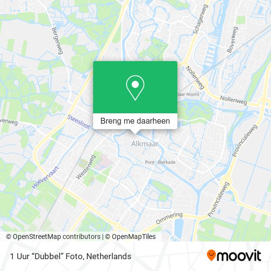 1 Uur “Dubbel” Foto kaart