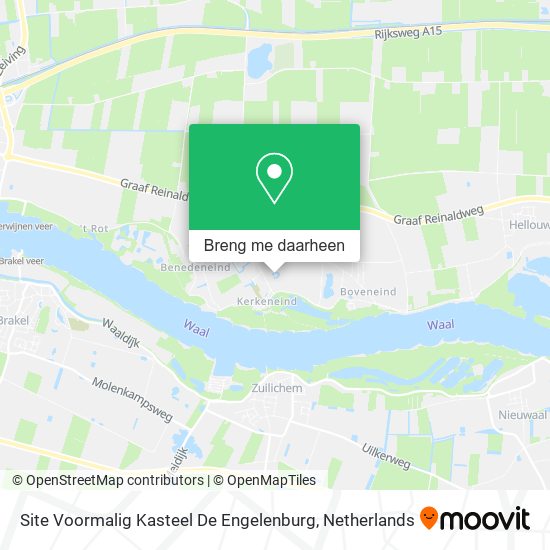 Site Voormalig Kasteel De Engelenburg kaart