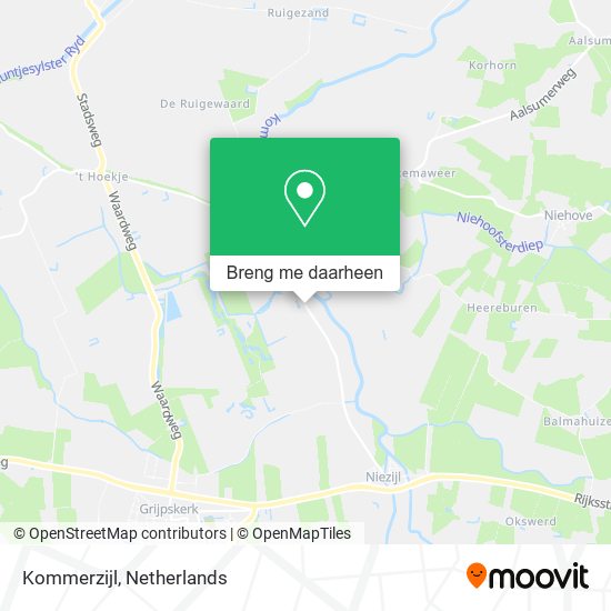 Kommerzijl kaart