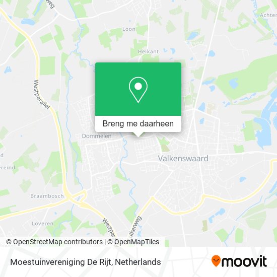 Moestuinvereniging De Rijt kaart