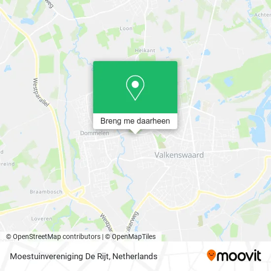 Moestuinvereniging De Rijt kaart