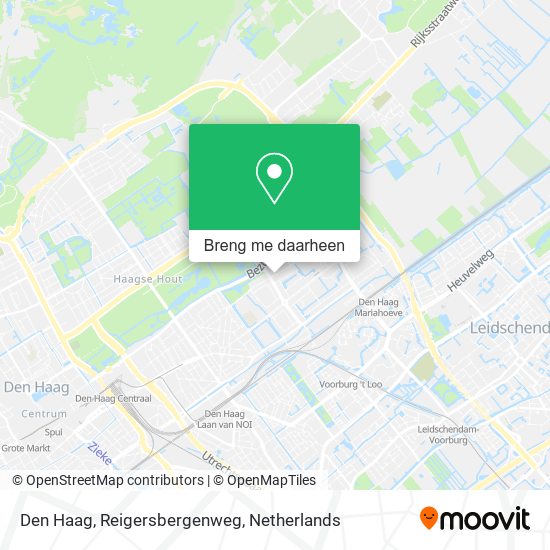 Den Haag, Reigersbergenweg kaart