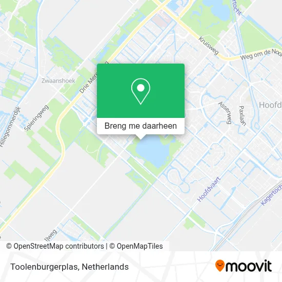 Toolenburgerplas kaart