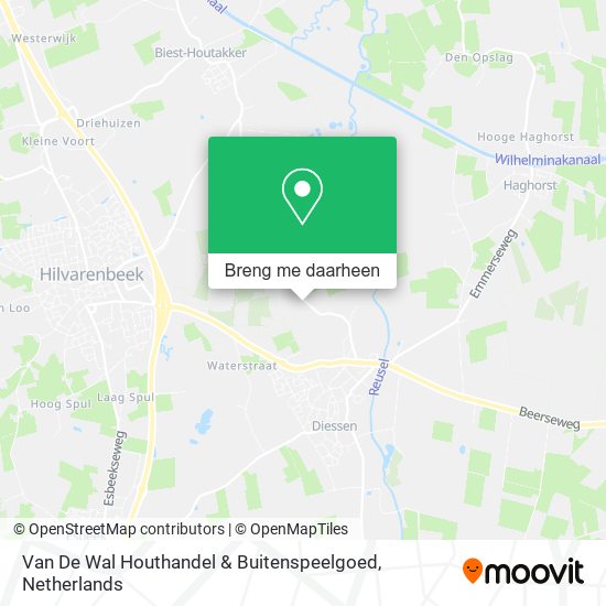 Van De Wal Houthandel & Buitenspeelgoed kaart
