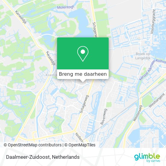 Daalmeer-Zuidoost kaart