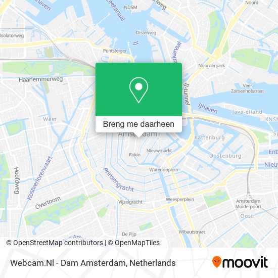 Webcam.Nl - Dam Amsterdam kaart