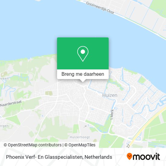 Phoenix Verf- En Glasspecialisten kaart
