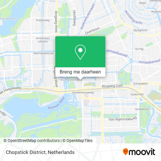 Chopstick District kaart