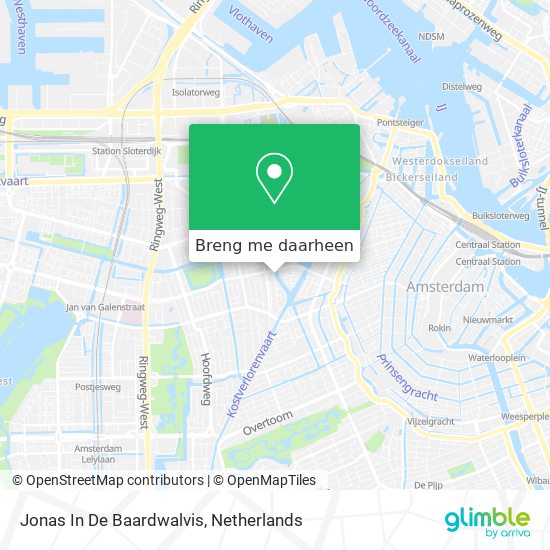 Jonas In De Baardwalvis kaart
