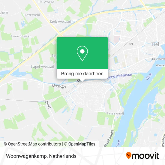 Woonwagenkamp kaart