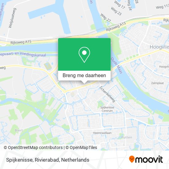 Spijkenisse, Rivierabad kaart