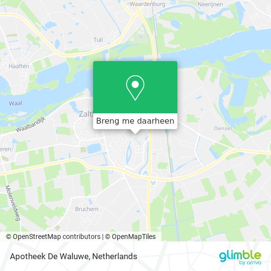 Apotheek De Waluwe kaart