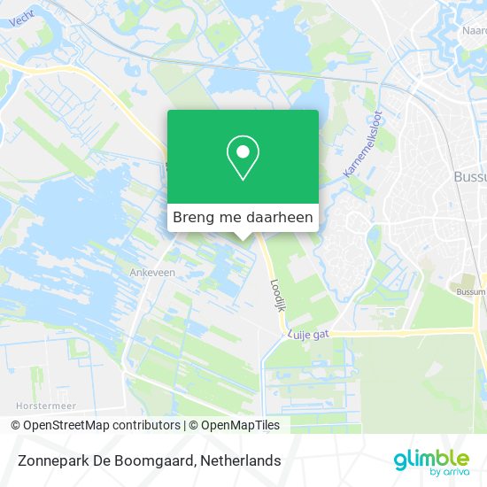 Zonnepark De Boomgaard kaart