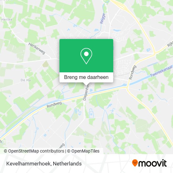 Kevelhammerhoek kaart