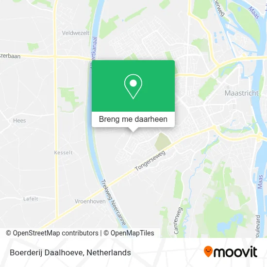 Boerderij Daalhoeve kaart