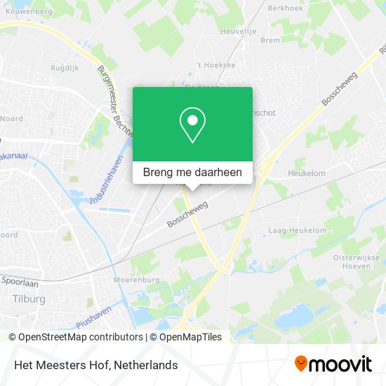 Het Meesters Hof kaart