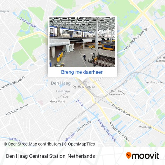 Den Haag Centraal Station kaart