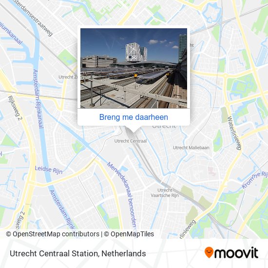 Utrecht Centraal Station kaart