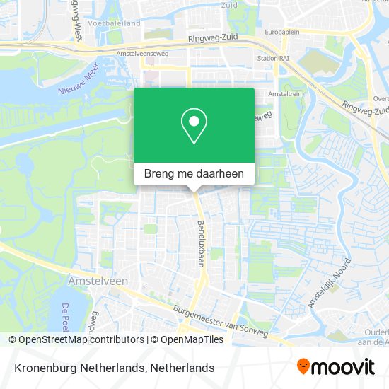 Kronenburg Netherlands kaart