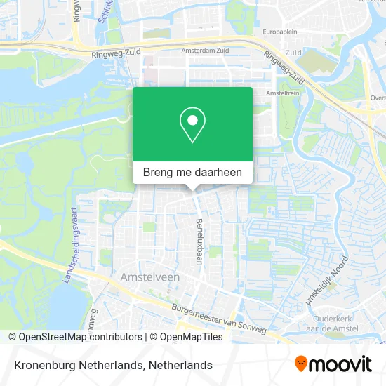 Kronenburg Netherlands kaart