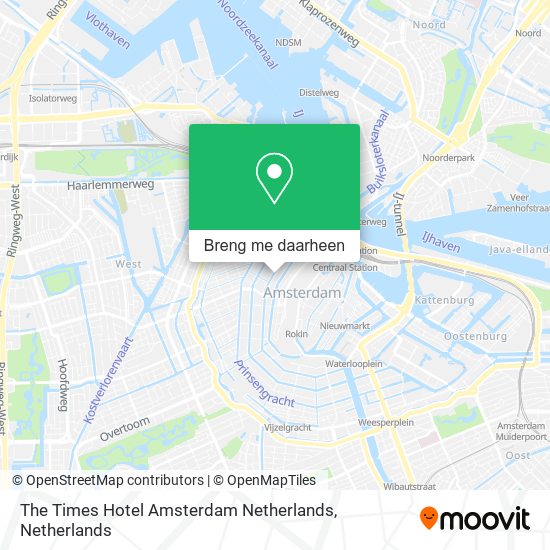 The Times Hotel Amsterdam Netherlands kaart