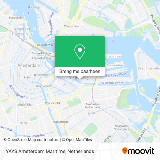 YAYS Amsterdam Maritime kaart